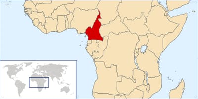 ನಕ್ಷೆ ಕ್ಯಾಮರೂನ್ ಸ್ಥಳ